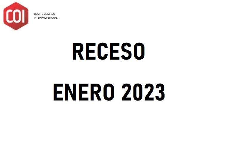 RECESO ENERO 2023